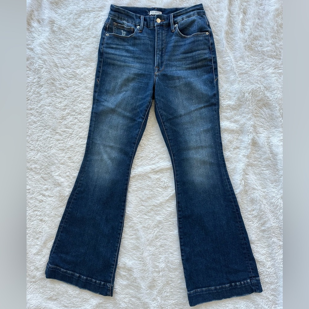 Good American Jeans High Rise Flare size 10 30